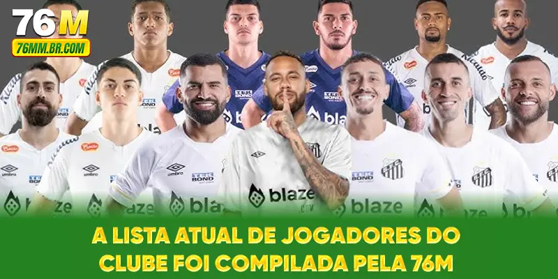 A lista atual de jogadores do clube foi compilada pela 76M.
