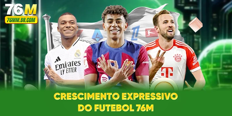 Crescimento expressivo do Futebol 76M