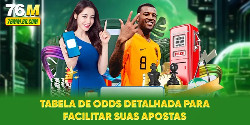Tabela de odds detalhada para facilitar suas apostas